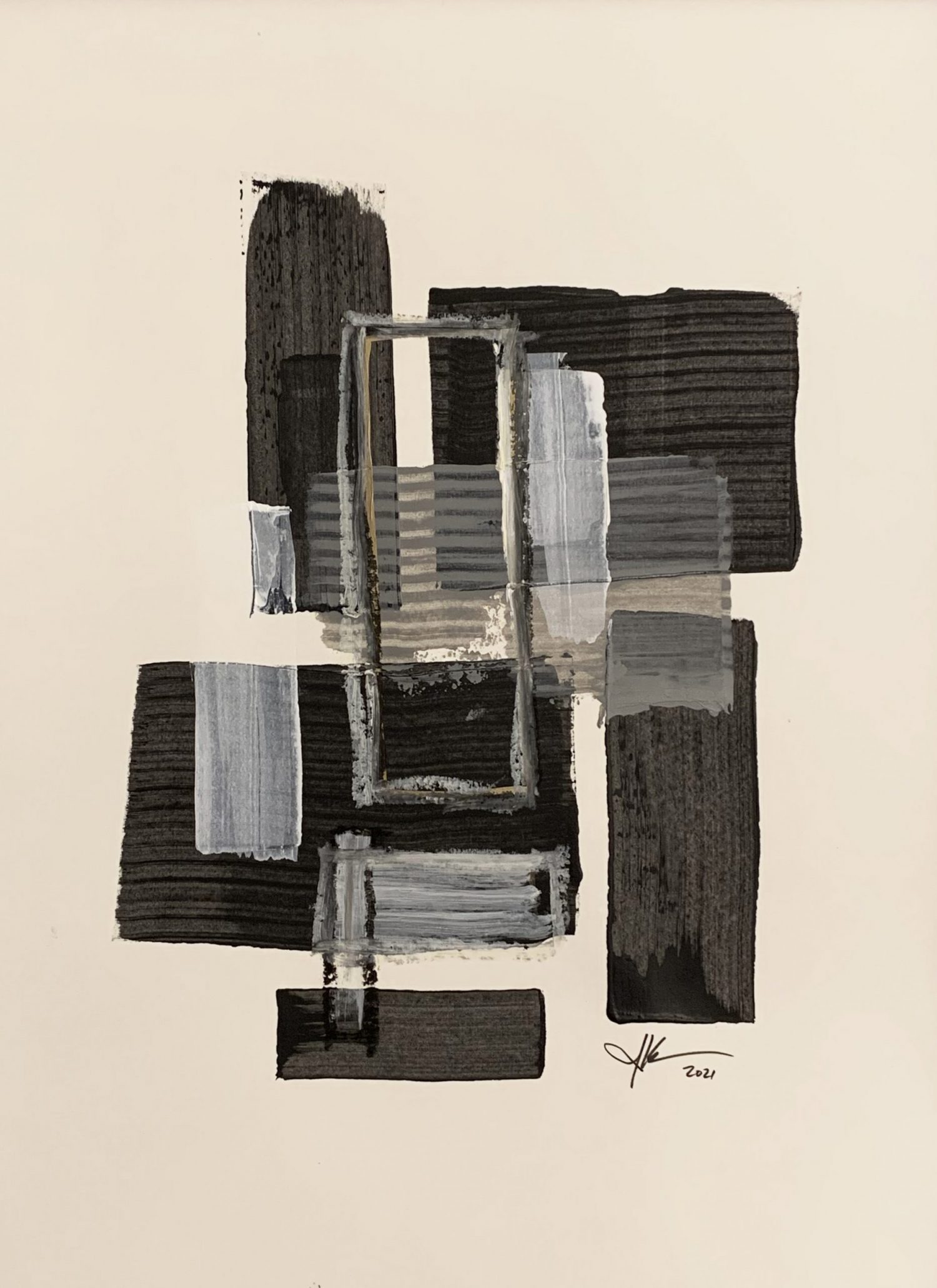 Untitled 93 by J. Kent Martin, Works on Paper, cropped